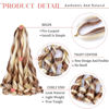 Picture of French Curly Braiding Hair for Box Braids,30/613 Loose Wave Braiding Hair 8 Packs 24 Inch 75g/Pack Spanish Curly Synthetic Spiral Curl Braiding Hair Extensions (24 Inch,8 Packs,30/613)