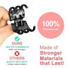 Picture of 6 Pieces Morhom Jaw Clips, 1.3 Inch Hair Claw Clips for Thick or Medium Hair