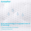 Picture of AmazeFan Bath Pillow, Bathtub Spa Pillow with 4D Air Mesh Technology and 7 Suction Cups, Helps Support Head, Back, Shoulder and Neck, Fits All Bathtub, Hot Tub and Home Spa [US. Patent Design]