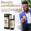 Picture of Hair Illusion Black Real Hair Fibers for Thinning Hair - 100% Natural Texture, Non Synthetic Hair Fibers - Bald Spot Cover Up for Women & Men - 38 Gram