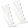 Picture of Large Hair Detangling Comb Wide Tooth Comb for Curly Hair Wet Dry Hair, No Handle Detangler Comb Styling Shampoo Comb(Glitter Clear)