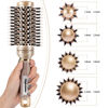 Picture of Round Brush for Blow Out, Nano Thermal Ceramic & Ionic Tech Round Barrel Hair Brush with Boar Bristles, Roller Brush for Blow Drying and Styling, 4 Free Clips (2 Inch, Barrel 1 inch, 25mm)