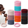 Picture of 150 Pack Hair Ties for Little Girls, Soft Hair Ties No Damage Small Seamless Hair Bands Elastic Ponytail Holders Hair Accessories