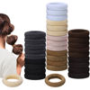 Picture of 150 Pack Hair Ties for Little Girls, Soft Hair Ties No Damage Small Seamless Hair Bands Elastic Ponytail Holders Hair Accessories for Girls