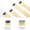 Picture of KGBFASS Blonde Hair Extensions One Color Clip in on Hairpieces Synthetic Colored Halloween Cosplay Christmas Party Highlight 20inch Colorful Hairpieces for Women Girls (613 16Pcs)