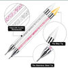 Picture of Vikerer Rhinestone Picker, 2 Pack Diamond Art Painting Dotting Pen, Dual-end Rhinestones Applicator Pickup Tool for Nail Gems Flatback Swarovski Crystal DIY with 4 Extra Tips