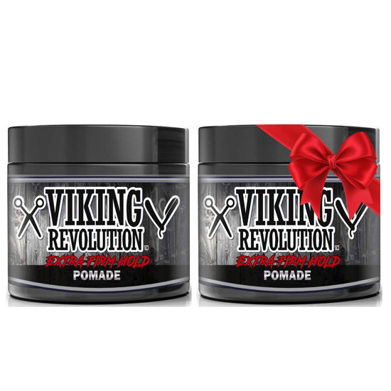 Picture of Viking Revolution Extreme Hold Pomade for Men - Style & Finish Your Hair (2 Pack)