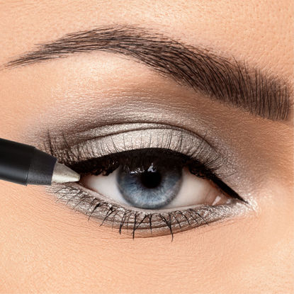 Picture of K7L Silver Shimmer Eyeliner Cosmetics - Waterproof Eyeliner Pencil - Disco