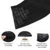 Picture of DOORES Jet Black 110g 7pcs 18 Inch Seamless Clip in Human Hair Extensions