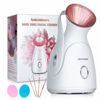Picture of Facial Steamer, Amconsure Nano Ionic Face Steamer for Home, 100ML Warm Mist Humidifier for Women Moisturizing, Unclogs Pores-Bonus Stainless Steel Skin Kit and 2 Face Scrubbers