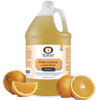 Picture of La Almona - Pure Castile Liquid Soap, ORANGE, 1 Gallon - Multipurpose: Hands, Face, Body, Laundry, Dishes & More - For Sensitive Skin, All-Natural Ingredients, Scented with Essential Oils