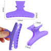 Picture of Ondder Butterfly Hair Claw Clips for Styling Sectioning Hair Styling Clips Makeup Hair Sectioning Clips Pro Hair Clamp Clips for Makeup Cutting Coloring Hair Accessories for Women Girls