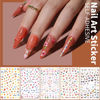 Picture of FANDAMEI Nail Art Brushes Set, Nail Art Kit, Nail Design Kit, Nail Art Dotting Pens, Nail Stickers, Butterfly Nail Art Sequins, Nail Foils, Nail Art Flakes Iridescent, Rhinestones For Nails