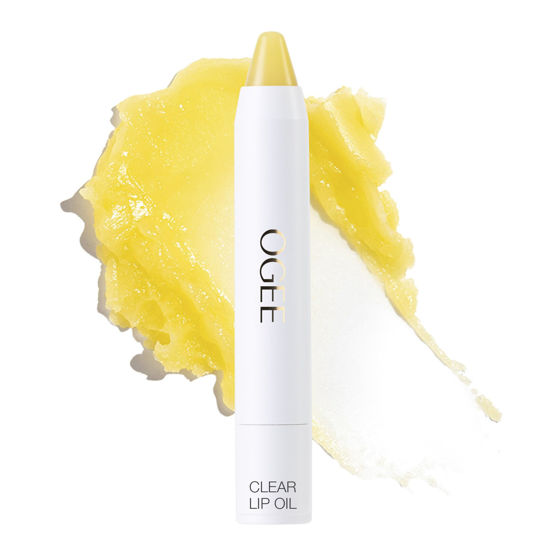 Picture of Ogee Sculpted Lip Oil - Lip Stain Made with 100% Organic Coconut Oil, Jojoba Oil, and Vitamin E - Best as Lip Balm or Overnight Lip Treatment - CLEAR
