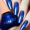 Picture of Major Dijit Quick Dry Nail Polish Pearl Blue Summer Nail Lacquer for Nail Art Cruelty-Free Regular Nail Polish 0.41 fl oz.