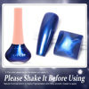 Picture of Major Dijit Quick Dry Nail Polish Pearl Blue Summer Nail Lacquer for Nail Art Cruelty-Free Regular Nail Polish 0.41 fl oz.