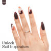 Picture of MAYCHAO 15ML Gel Nail Polish 1Pc Dark Brown Gel Polish Soak Off UV LED Nail Polish Nail Art Starter Manicure Salon DIY at Home, 0.5 OZ