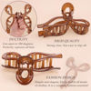 Picture of 4 Pcs Bow Hair Clips Elegant Hair Claw Butterfly Hair Accessories for Girls Nonslip Butterfly Clips Hair Styling Accessories for Women