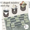 Picture of Honsoo Clip In Hair Extensins Real Human Hair Gray 70g 7pcs 22in Long Straight Human Hair For Thin Hair
