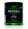 Picture of Brickell Men's Renewing Face Scrub for Men, Natural and Organic Deep Exfoliating Facial Scrub Formulated with Jojoba Beads, Coffee Extract and Pumice, 4 Ounce, Scented