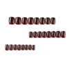 Picture of Square Fake Nails Short Press On Nails Wind Red Nails Press Ons Acrylic False Nails With Artificial Glossy Designs Full Cover Glue On Nails Short Stick On Nails For Women Girls 24Pcs