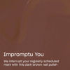 Picture of OPI RapiDry Impromptu You | Opaque Dark Brown Crème Quick Dry Nail Polish | Vegan, Smudge Proof, Fast Drying