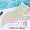 Picture of REECHO 28" Straight Long 4 PCS Set Thick Clip in on Hair Extensions -Platinum Blonde