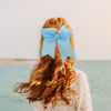 Picture of Sky Blue Jumbo Bow Clip with Tails