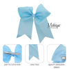 Picture of Sky Blue Jumbo Bow Clip with Tails