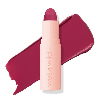 Picture of wet n wild Mega Last Rich Satin Lip Color, Rich Creamy Color with Satin Finish, Infused with Vitamin E & Moisturizing Argan Oil, Lightweight, Silky-Smooth, Vegan & Cruelty-Free - Berried Life