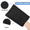 Picture of Tatuo 12 Pieces Korean Exfoliating Mitt Exfoliating Glove Italy Towel Body Skin Scrubber Exfoliating Scrubber for Remove Dead Skin Exfoliating Washcloth Korean(Large,Black)