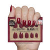 Picture of Harry Potter™ x Glamnetic Press On Nails - Marauder's Map™ | Color Changing Graphic Short Oval False Nails, Reusable Stick On Fake Nails with Glue | Salon Quality | 15 Sizes - 30 Nail Kit