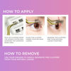 Picture of KISS imPRESS False Eyelashes, Lash Clusters, Falsies, Modern Natural', 12mm-14mm, Includes 12 pieces of pre-bonded lashes, Contact Lens Friendly, Easy to Apply, Reusable Strip Lashes