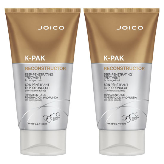 Picture of K-PAK Reconstructor Deep-Penetrating Treatment | For Damaged Hair | Repair & Strengthen Strands | Rebuild & Fortify Damaged Hair | Improve Elasticity | With Keratin & Arginine | 5.1 Fl Oz (Pack of 2)