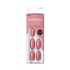 Picture of KISS imPRESS No Glue Mani Press On Nails, Color, 'Sweet Aroma', Pink, Medium Size, Almond Shape, Includes 30 Nails, Prep Pad, Instructions Sheet, 1 Manicure Stick, 1 Mini File