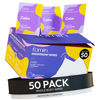 Picture of FOMIN Travel Deodorant Wipes - 50 Count - Calming Lavender and Chamomile - pH Balanced, Hypoallergenic Mini Deodorant Wipes For Women and Men - Plastic-Free, Individually Wrapped Underarm & Body Wipes