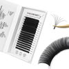 Picture of NAGARAKU Individual Eyelash Extensions, Luxury Collected Classic Single Lashes Upgraded 3rd Generation Soft Natural Beauty Salon Professional Lash Supplies 16 Rows Matte Black -0.07 D Curl 7-15mm Mix