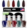 Picture of Eternal Beige Nail Polish Set for Women (ELEGANT) - Red Nail Polish Set for Girls - Lasting & Fast Dry Blue Regular Nail Polish for Home DIY Manicure Pedicure - Made in USA, 13.5mL (Set of 5)