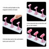 Picture of JUSTOTRY 2 Sets Pink Nail Stand for Press on Nails Display, Magnetic Fake Nails Holder for Painting Nails Practices, Beginner Acrylic Nail Art Kit Accessories, Nail Salon Equipment and Decor