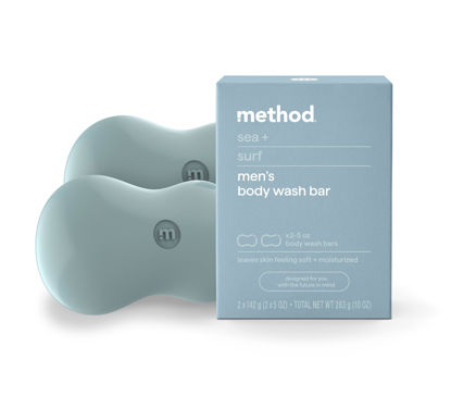 Picture of Method Bar Soap, Sea + Surf, Plastic Free, 2 bars, 5oz each