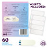 Picture of LivaClean 60CT Large Hydrocolloid Acne Patches - Salicylic Acid, Tea Tree Oil & Calendula Oil, for Pore Spots Nose Face Pimple Zit Patches, Large Pimple Patches for Face, Hydrocolloid Bandages Large
