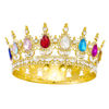Picture of YOUlDIANZI Queen Crown Rhinestone Wedding Crowns and Tiaras for Women Costume Party Hair Accessories Princess Birthday Crown Crystal Bridal Crown