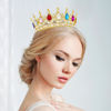 Picture of YOUlDIANZI Queen Crown Rhinestone Wedding Crowns and Tiaras for Women Costume Party Hair Accessories Princess Birthday Crown Crystal Bridal Crown