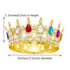 Picture of YOUlDIANZI Queen Crown Rhinestone Wedding Crowns and Tiaras for Women Costume Party Hair Accessories Princess Birthday Crown Crystal Bridal Crown