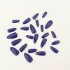 Picture of Navy Blue Press on Nails Almond Medium, Pure Color Glossy Fake Nails Press Ons Almond Shape, Stick on Nails for Women and Girls Daily Wear in 24PCS