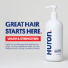 Picture of Huron Men's Shampoo - Fresh Scent Mens Daily Shampoo Keeps Hair Full & Strong - Nourishing Shampoo for Men's Hair with Argan Oil & Vitamins E and B7-32oz