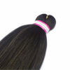 Picture of Pre-stretched Braiding Hair Extension Ombre Natural Black Brown Professional Crochet Braiding Hair 24 Inch 8 Packs Hot Water Setting Perm Yaki Synthetic Hair for Twist Braids (#1B/27)