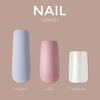 Picture of KISS Gel Fantasy, Press-On Nails, Nail glue included, 'No Regrets', Light Pink, Medium Size, Almond Shape, Includes 28 Nails, 2g Glue, 1 Manicure Stick, 1 Mini file