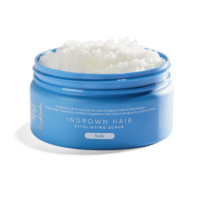 Picture of Bushbalm Ingrown Hair Exfoliating Scrub - Reduces Appearance of Ingrown Hairs and Underarm Bumps, Soothes Skin and Post Shave Redness - Nude, 236 ml