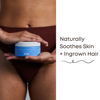 Picture of Bushbalm Ingrown Hair Exfoliating Scrub - Reduces Appearance of Ingrown Hairs and Underarm Bumps, Soothes Skin and Post Shave Redness - Nude, 236 ml